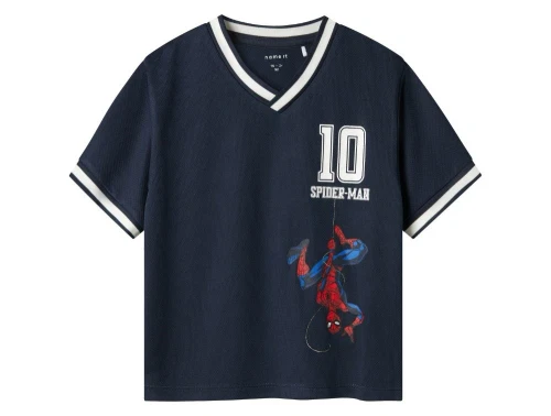 Sporty mørkeblå spiderman T-shirt fra Name It 13240751 navy blazer